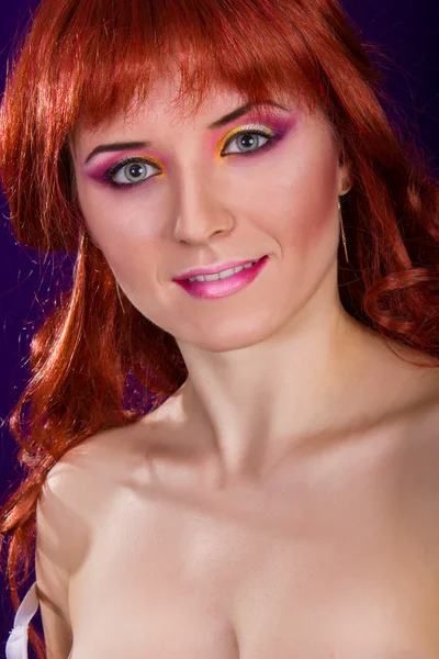 Studio beauty portrait — Stock Photo, Image