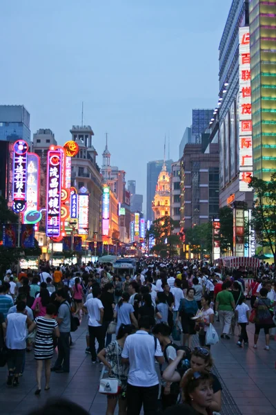 Shanghai-Abend — Stockfoto