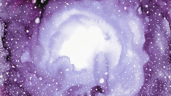 Universo Violeta Cor Céu Fundo Galáxia Espaço Abstrato Energia Espiritual — Fotografia de Stock