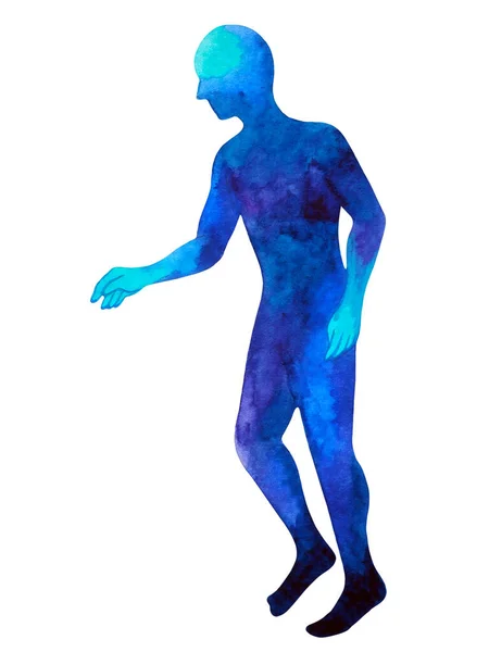 Abstract Spiritual Mind Human Body Spirit Soul Walking Position Activities — Zdjęcie stockowe