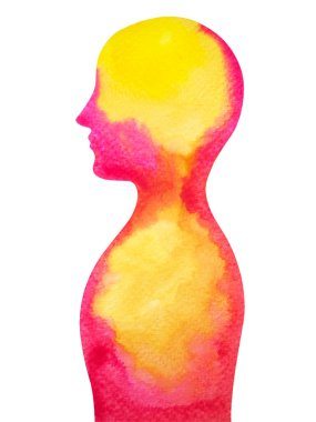 human head chakra body mind mental health healing spiritual imagine yoga breath power peace inspiring energy emotion holistic connected universe abstract art watercolor painting illustration design