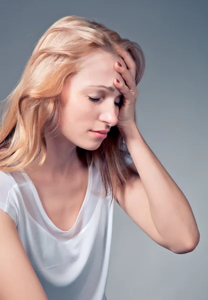 Vrouw in depressie — Stockfoto