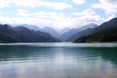 tianchi Gölü tianshan Dağları