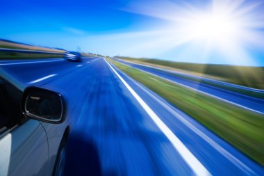 hareket bulanık yol ve araba