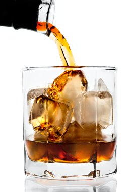 Whiskey and ice clipart
