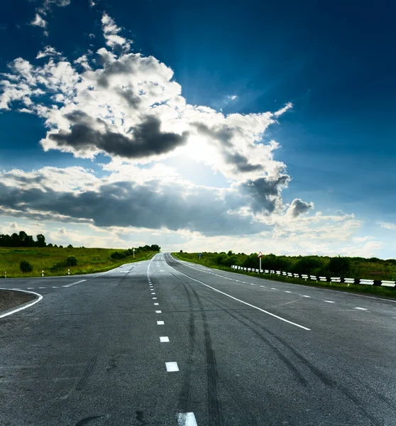 Landscape with road — Stock Photo, Image