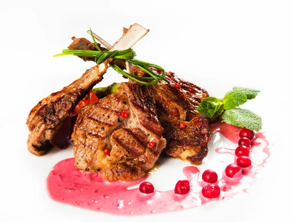 Agnello con verdure — Foto Stock