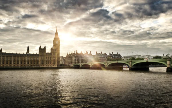 Σπίτια του Κοινοβουλίου και το Μπιγκ Μπεν, Λονδίνο — Φωτογραφία Αρχείου