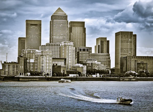 Canary wharf, Londen — Stockfoto