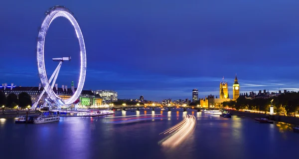 City of London at twilight — Stock Photo, Image
