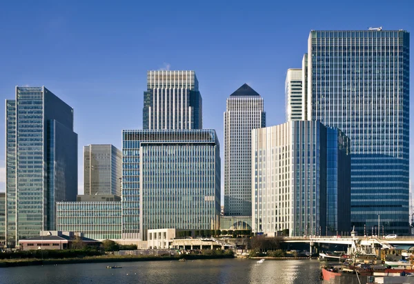 Canary wharf, Londyn — Zdjęcie stockowe