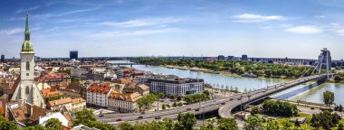Bratislava panorama clipart