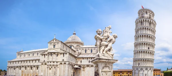 Menara miring Pisa, Italia — Stok Foto