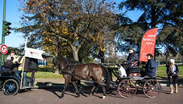 Parijs Bouwer paard parade — Stockfoto