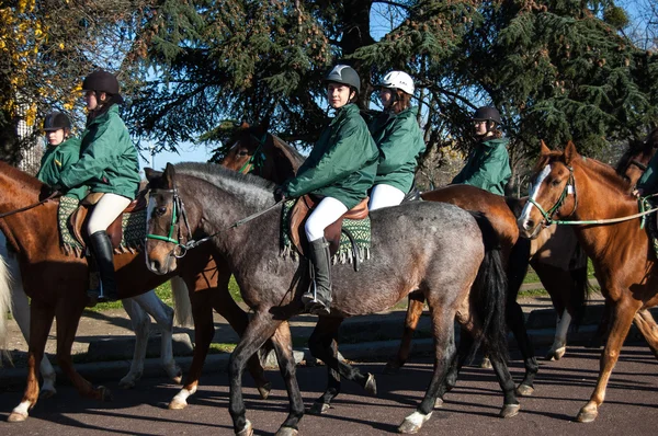 Desfile de caballos de París — Foto de Stock