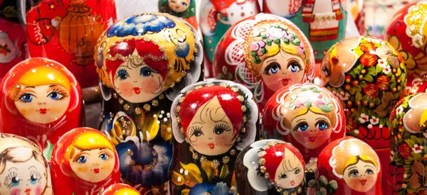 Rus oyuncak matryoshka arka plan.