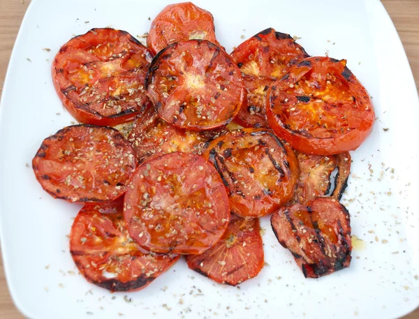 烤的番茄 图库照片
