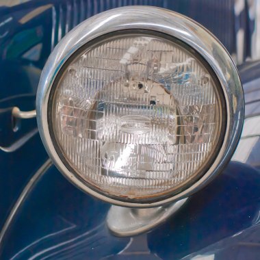 Antique car headlight