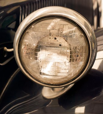 Antique car headlight