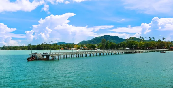 Pier at Chalong Bay — Stock Photo, Image