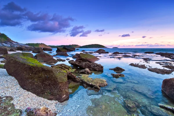 Barevné sunset pláž nai Harn i — Stock fotografie
