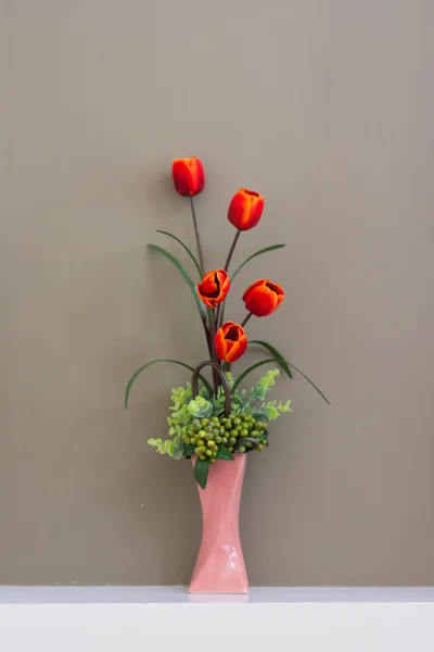 Red tulips — Stock Photo, Image