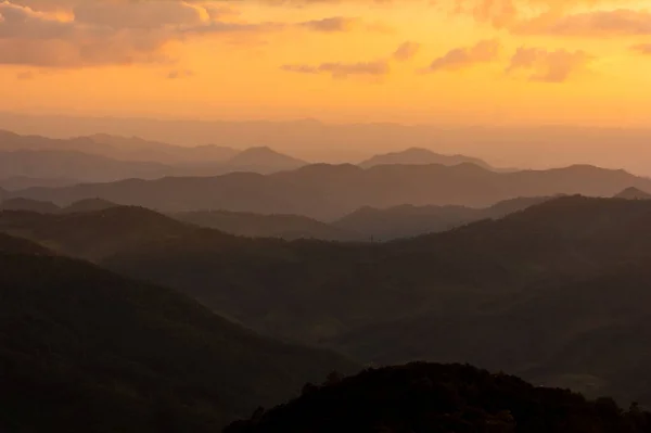 Prachtig Landschap Berglagen Noord Thailand — Stockfoto