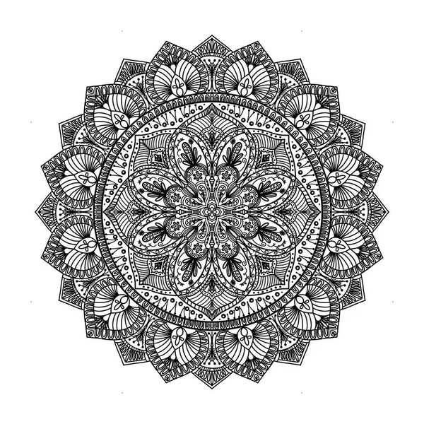 Dekorativer Hintergrund Mit Ornamentalem Rundem Muster Mandala Element Für Design — Stockfoto