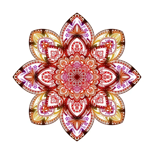 Decoratieve Achtergrond Met Sierlijk Rond Patroon Mandala Element Voor Design — Stockfoto