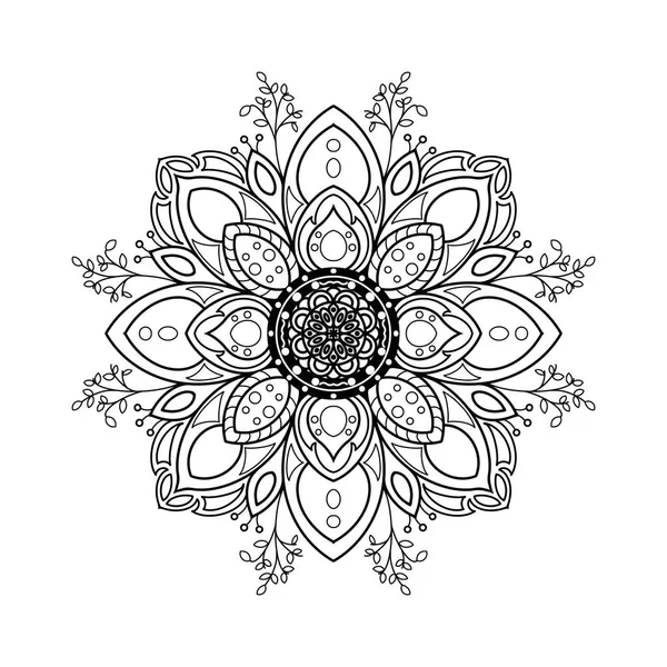 Fondo Decorativo Con Patrón Redondo Ornamental Mandala Elemento Para Diseño —  Fotos de Stock