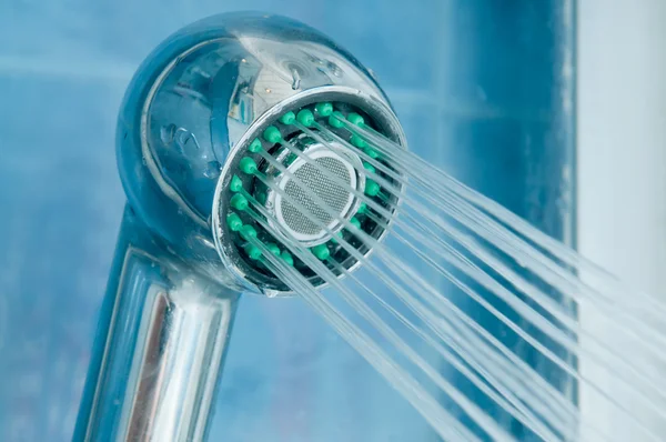 Shower in a bathroom — Stock Photo, Image