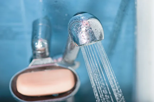 Shower in a bathroom — Stock Photo, Image