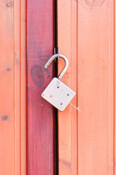 Het slot op poort — Stockfoto