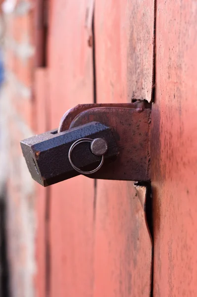 Het slot op poort — Stockfoto