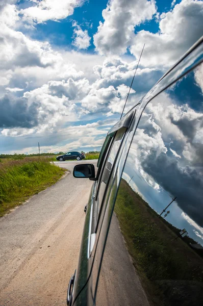 Car on the road — Stock Photo, Image