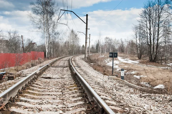 Ferrocarril — Foto de Stock