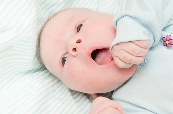 Bambino appena nato dorme — Foto Stock