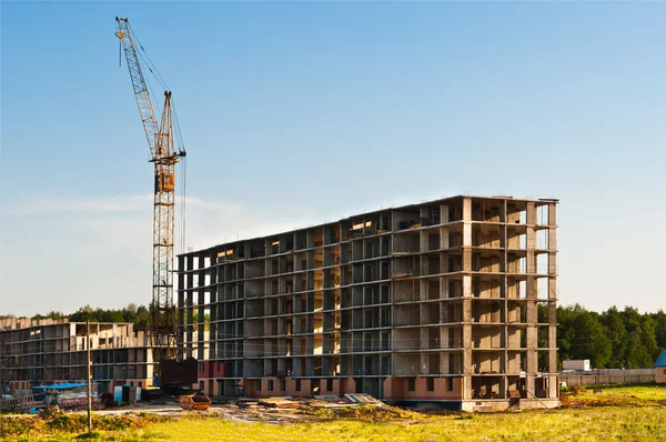 Construcción de edificios residenciales — Foto de Stock