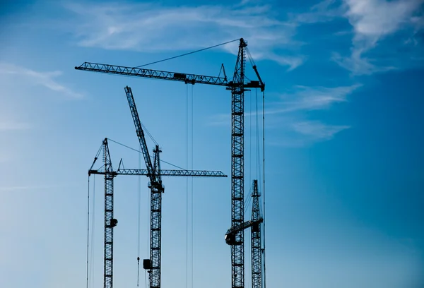 Construction of residential buildings — Stock Photo, Image