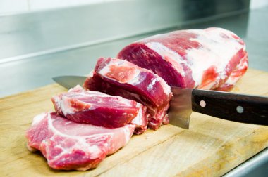 Hazırlık için bir biftek kızartmak için