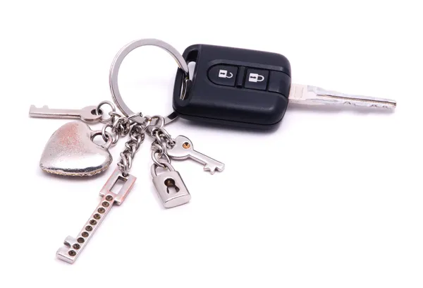 Key with alarm — Stock Photo, Image