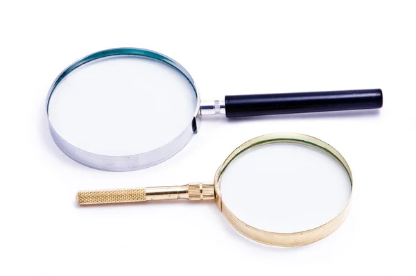 Two magnifying glass — Stock Photo, Image