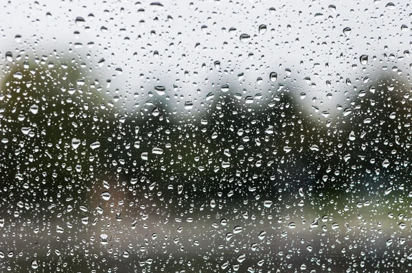 Rain on the glass — Stock Photo, Image