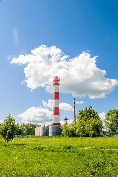 Pipe at the factory — Stock Photo, Image