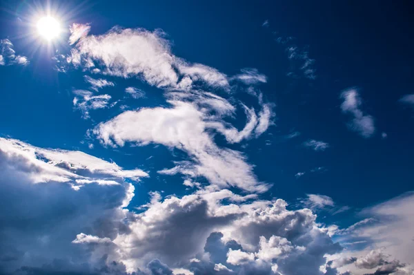 Sun in the clouds — Stock Photo, Image