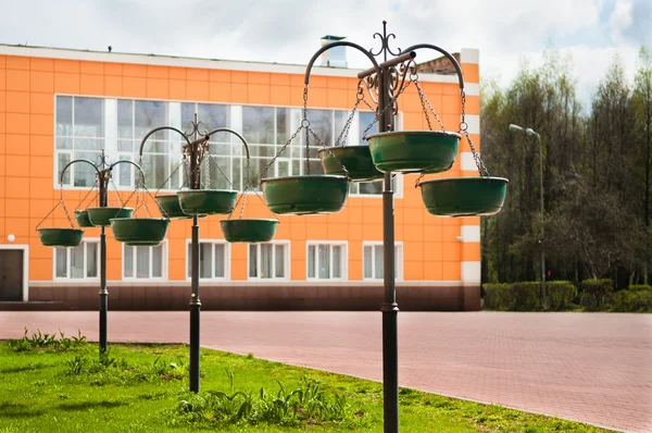 Orange building — Stock Photo, Image