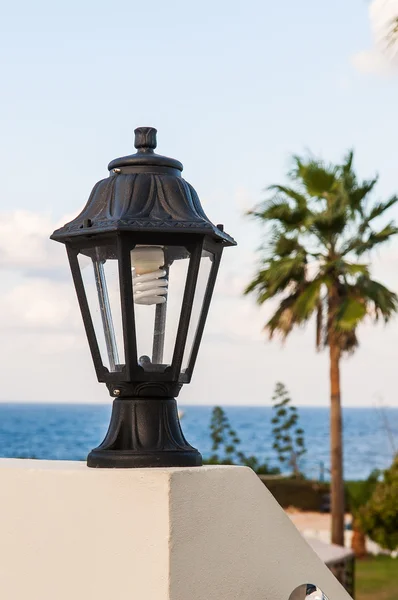 Street lamp on the wall — Stock Photo, Image