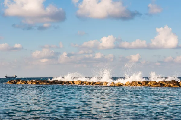 Golven op zee — Stockfoto