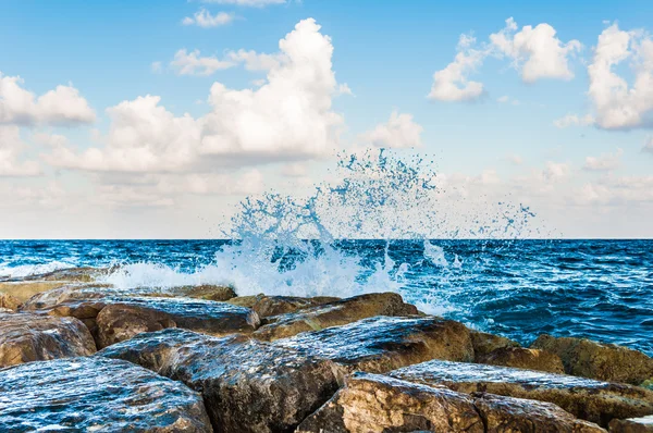 Golven op zee — Stockfoto