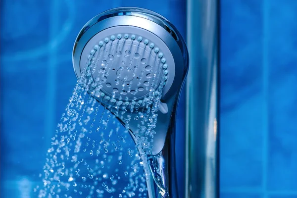 Shower in a bathroom — Stock Photo, Image